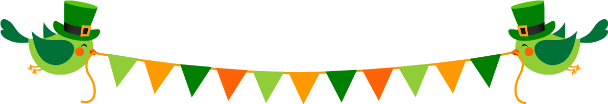 Finally, Don't Forget To Visit Our Local Irish Restaurants - St Patricks Day Transparent (1224x234)