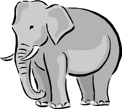 African Elephants, The Largest Land-dwelling Mammals - Слон Картинки (490x436)