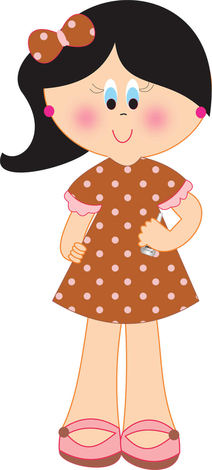 Girl Clipart, Art Girl, Search, Girly Girl, Girly Things, - Eva Bonequinhas Em Png (722x1600)