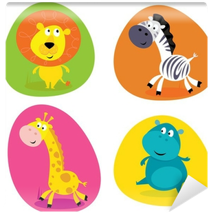Cute Safari Animals Set - Cute Safari Animals (400x400)
