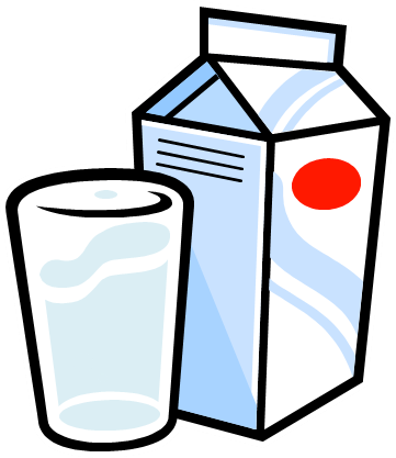 Glass Of Milk Clip Art (361x417)