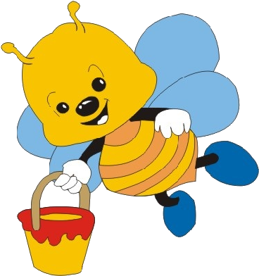 Cute Baby Bee Clipart (400x400)