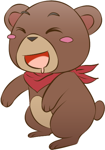 Cute Cartoon Animals Stickers Messages Sticker-8 - Sticker (364x510)