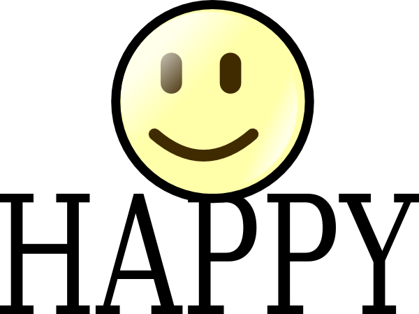 Happy Face Happy Clip Art At Clker - Louisville Free Public Library Logo (600x449)