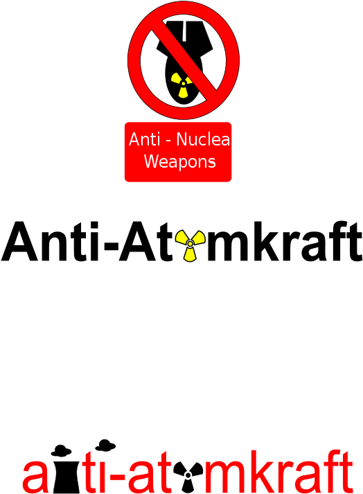 Free Anti Atomkraft - Vector Graphics (566x800)