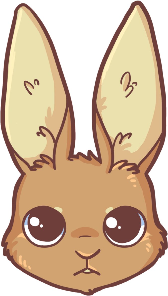 Rabbit - Rabbit Head Png (1000x1340)