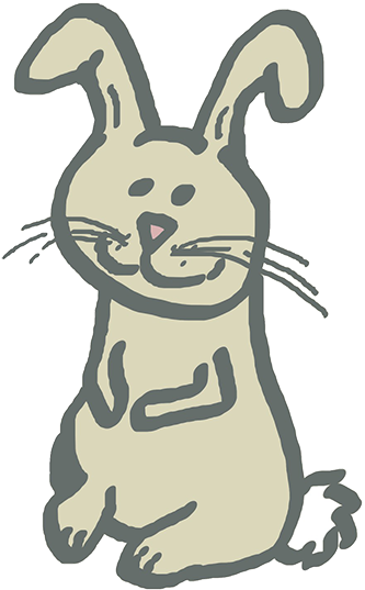 Easter Bunny Png, Rabbit Doodle Png - Rabbit Doodle Png (400x591)