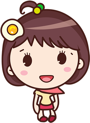 Yolk Girl Sticker - Cute Message Sticker Emoji (500x433)