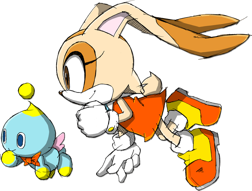 Cream The Rabbit And Cheese - Cream The Rabbit And Cheese (878x666)