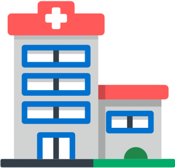 Free Clinic - Hospital Cartoon Png (360x360)