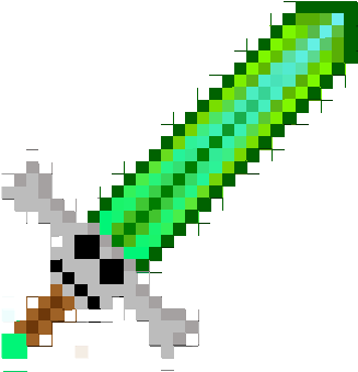 Minecraft Sword Clipart Green Sword Mi Minecraft Lhfz4i - Green Sword Minecraft Texture (360x361)