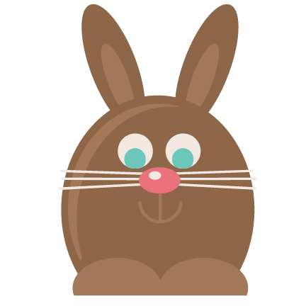 Chocolate Rabbit Cliparts - Easter Chocolate Clipart Png (432x432)