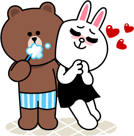 Brown & Cony Sweet Love - Cony And Brown Love (618x618)