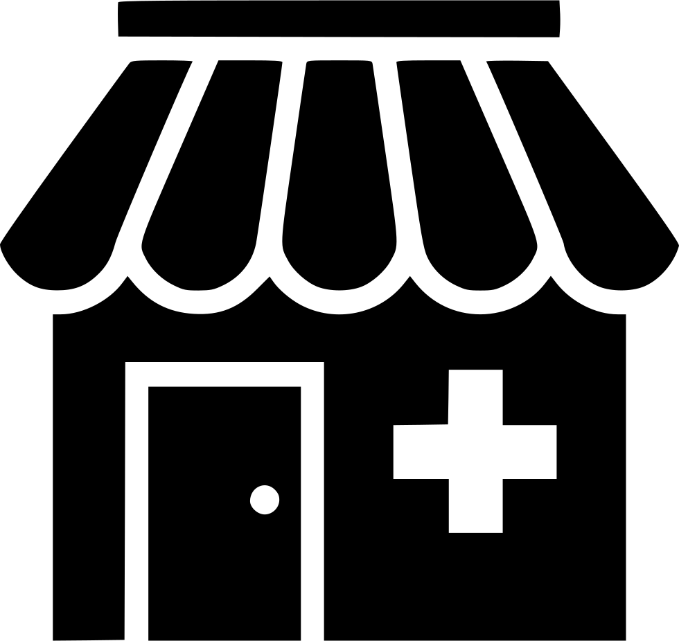 Pharmacy Clinic Hospital Drug Store Medical Comments - Medical Store Icon Png (980x926)