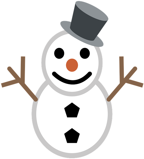 Snowman, Christmas, Winter, Happy, Snow, Ornaments - Gniewkowo (556x720)