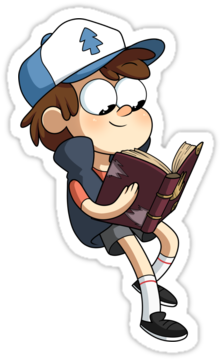 Dipper" Stickers By Jimhiro - Gravity Falls Dipper Stickers (375x360)