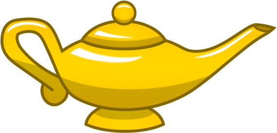 Elegant Magic Lamp Clip Art Royalty Free Magic Lamp - Genie Lamp Clipart Png (600x300)