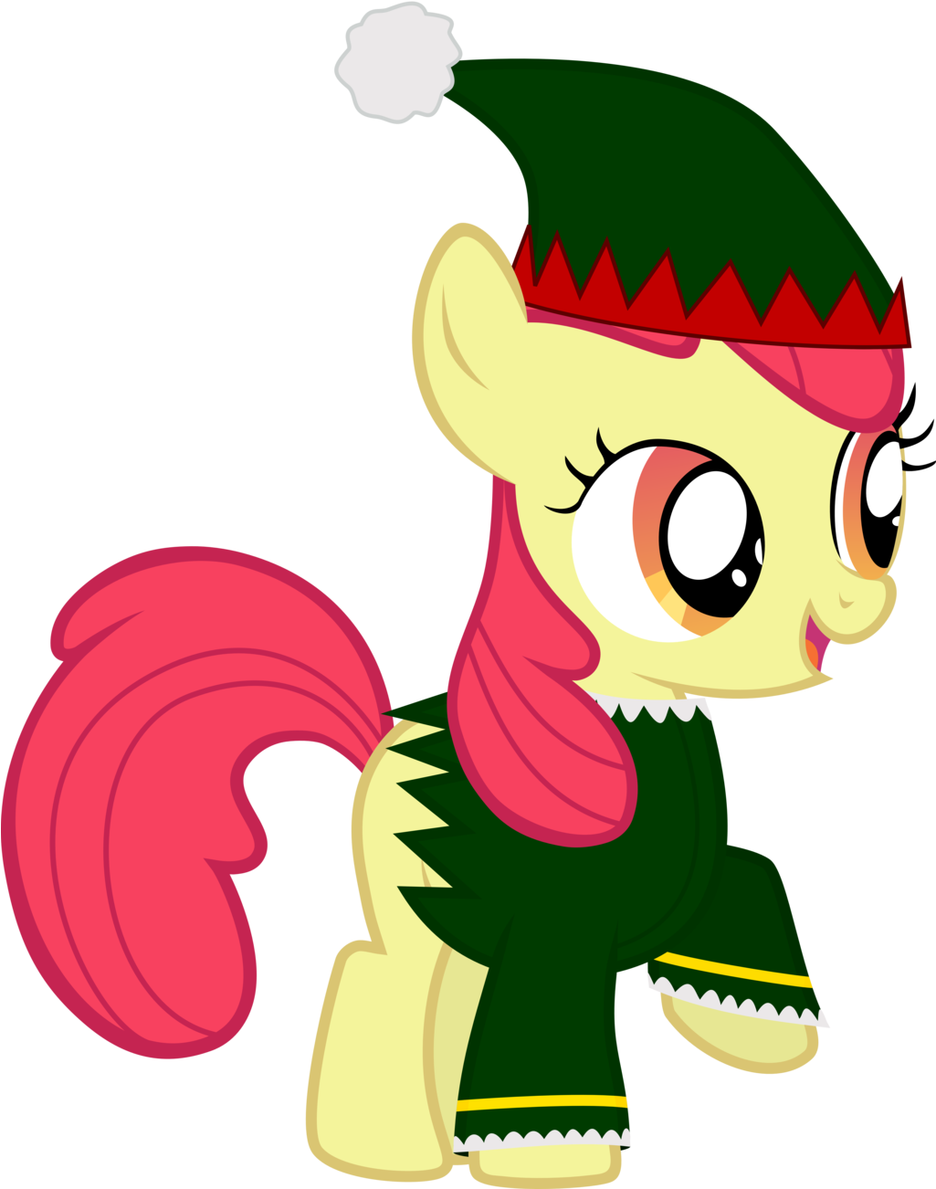 Apple Bloom The Elf By Sakatagintoki117 Apple Bloom - Mlp Apple Bloom Dress (1024x1353)