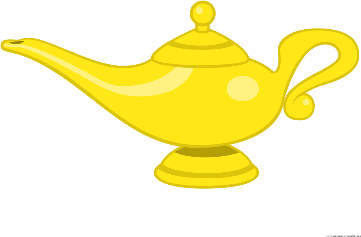 Genie Lamp Clipart Character - Aladdin's Lamp (1280x1024)