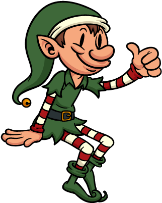 Christmas Elves Messages Sticker-0 - Christmas Elf (408x408)
