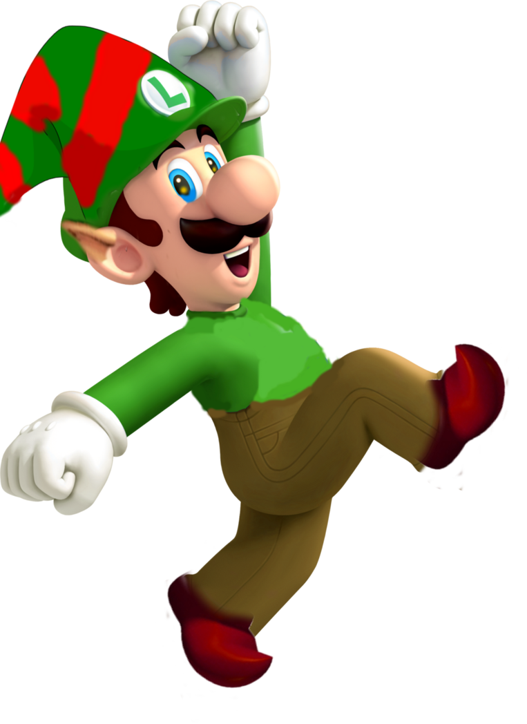 Luigi Elf By Purple-guy2 - Luigi Character (763x1048)