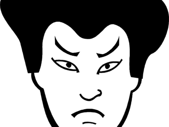 Japanese Clipart Japanese Face - Japanese Clipart Japanese Face (640x480)