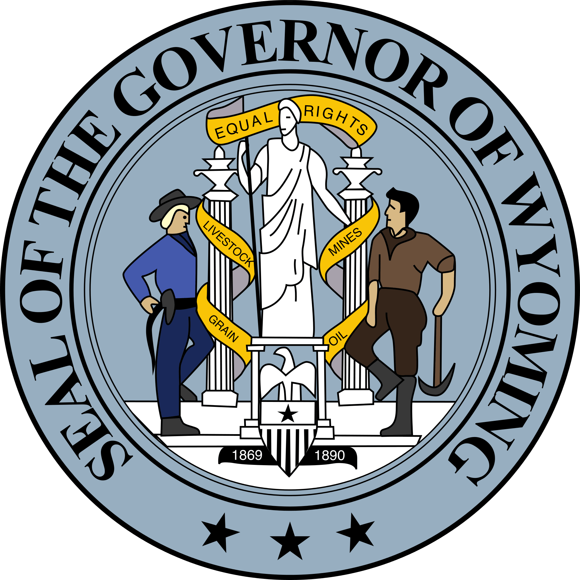 State Seal For Wyoming (2000x2000)