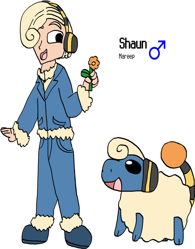 Shaun The Mareep Gijinka By Supernanny191 - Sitter.com (699x876)