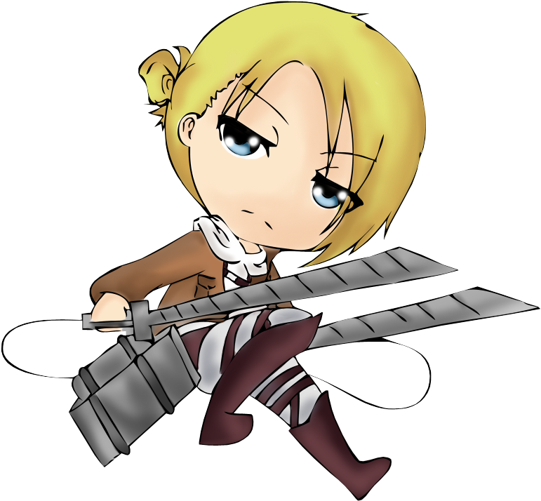 Shingeki No Kyojin - Cartoon (800x831)