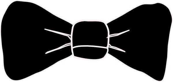 Bowtie Clip Art At Clipart Library - Clip Art Bow Tie (600x283)