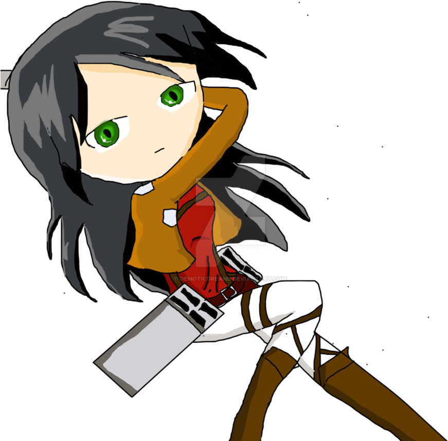 Attack On Titan Oc By Demoticdreams - Cartoon (894x894)