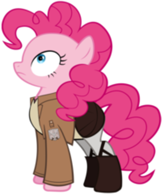 Attack On Titan - Attack On Titan Pinkie Pie (600x661)
