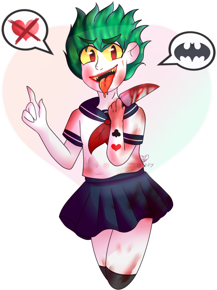 Gay Lego Villain Dressed As A Japanese Schoolgirl By - Cartoon (900x1200)