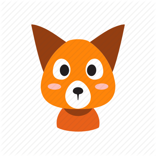 Cute Fox Icon Stock Vector 509328421 - - Cute Fox Icon (512x512)