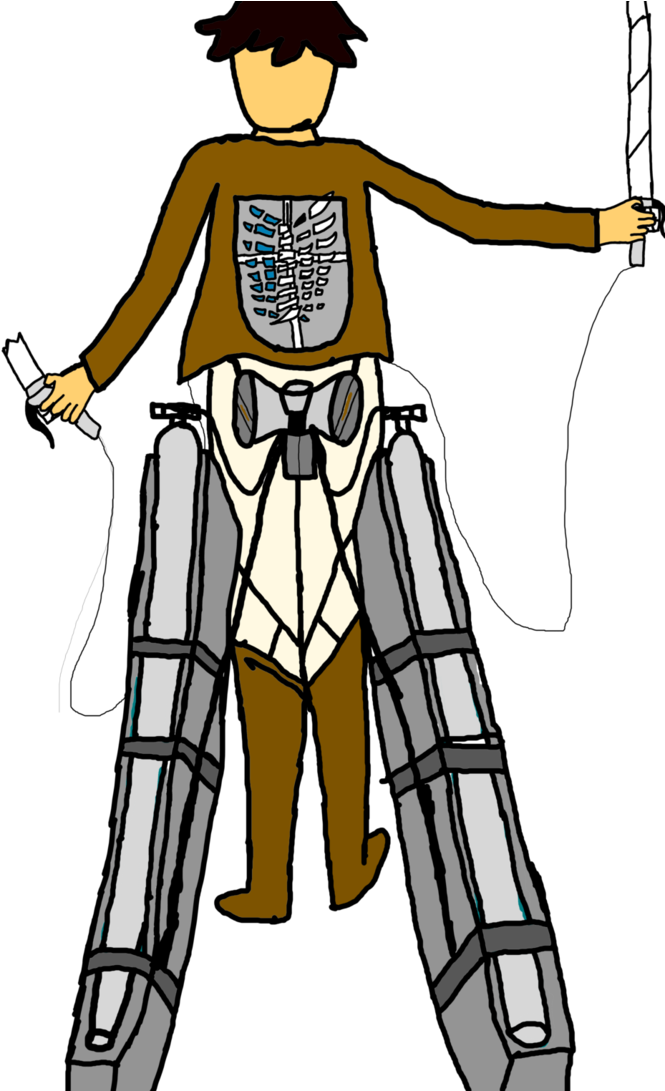 Attack On Titan Speedart - Cartoon (733x1090)