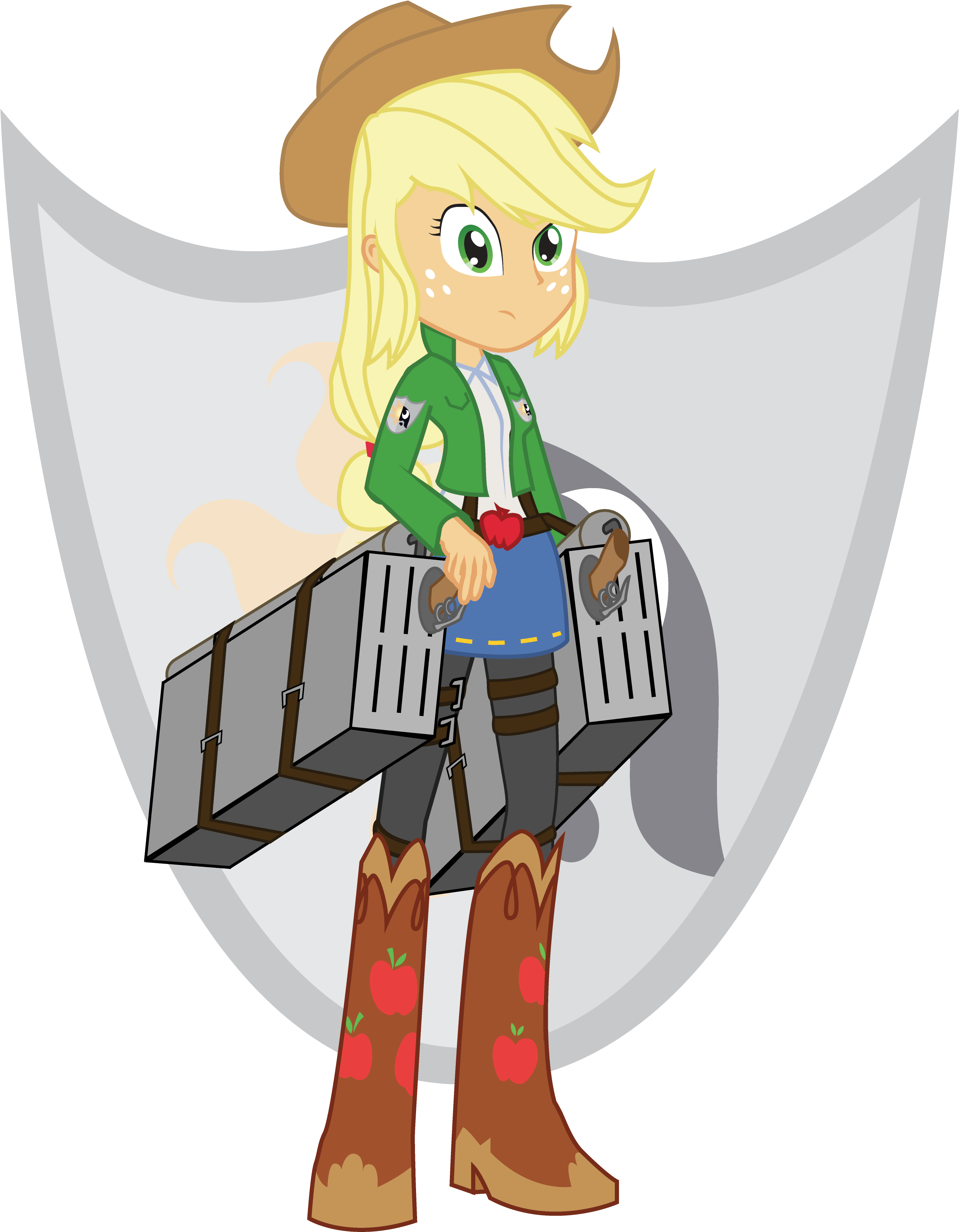 Warden Applejack By Amante56 Warden Applejack By Amante56 - Cartoon (4000x4000)