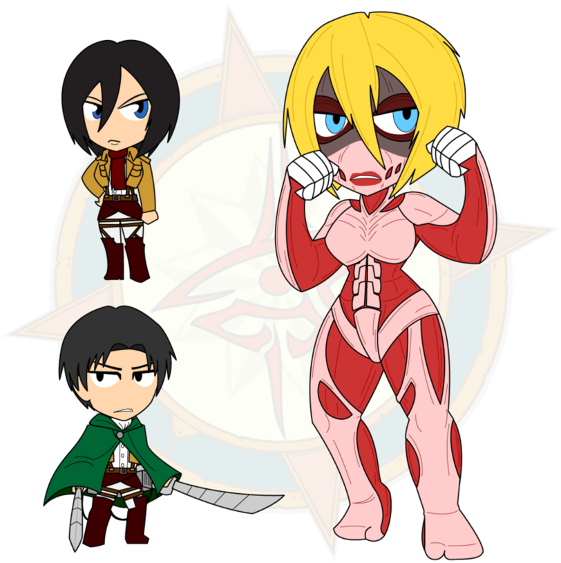 The Female Titan By Dragon-fangx - Cartoon (951x840)