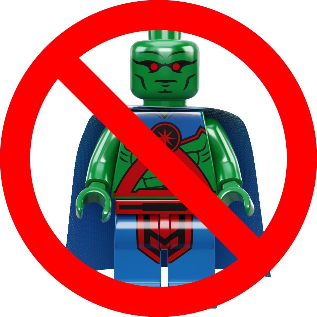5002126 Martianmanhunter 1to1 - Lego Dc Martian Manhunter (1200x1200)