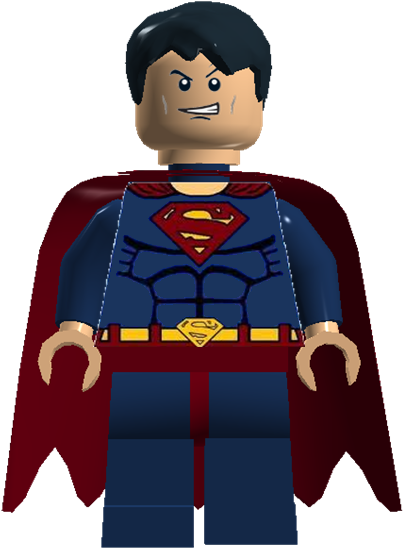 Custom Superman - Lego Batman New 52 Png (406x554)