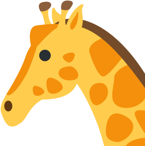 Twitter - Jirafa Emoji Png (512x512)