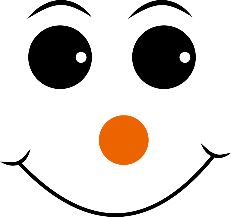 Outline Of Elephant Face 20, - Transparent Smiley Face Emoji (766x720)