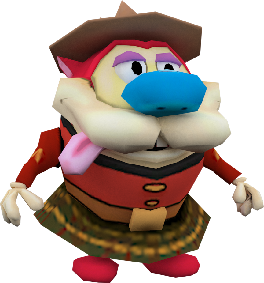 Stimpy Kited Yaksman Model By Crasharki - Nicktoons Attack Of The Toybots Stimpy (864x924)