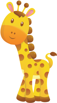 Baby Giraffe Clipart (300x491)