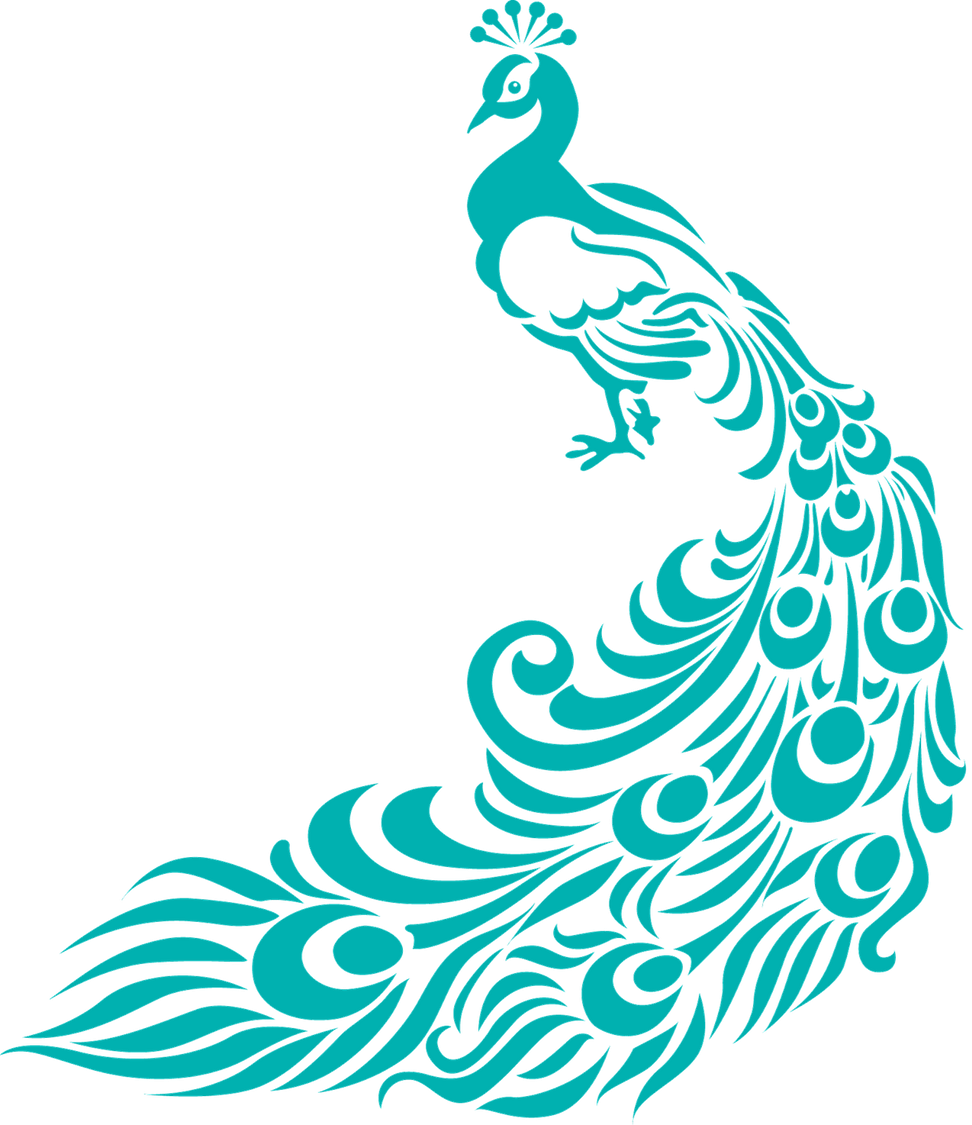 Home Decor Large-size Simple Peacock Designs Clipart - Border Design For Assignment (972x1125)