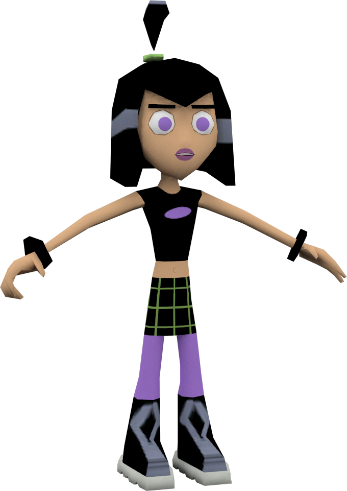 Sam Manson Model By Crasharki - Nicktoons Battle For Volcano Island (680x961)