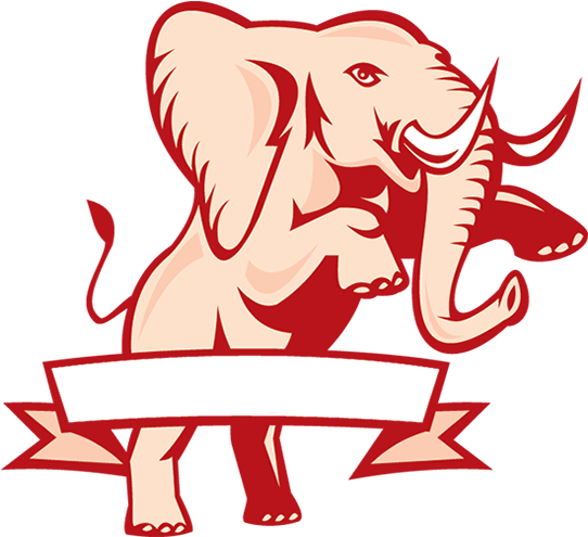 Baton Rouge Sigma Alumnae - Delta Sigma Theta Elephant (600x494)