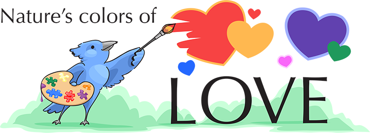 Nature's Colors Of Love - Ask A Biologist (750x270)