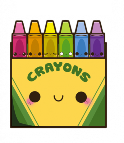 Aww This Is So Cute Lol - Kawaii Crayons (399x461)