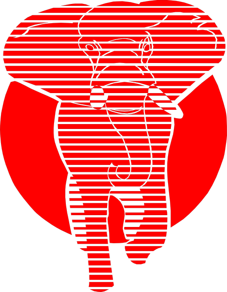 Red Elephant Clip Art At Clker - Blank Sheet Music For Guitar (462x593)