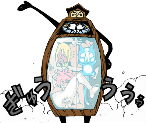 Have Some Nalu On Your Dashboard - Natsu Dragneel (500x433)